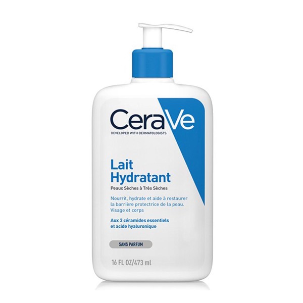 Cerave piel seca a muy seca leche hidratante sin perfume 473ml